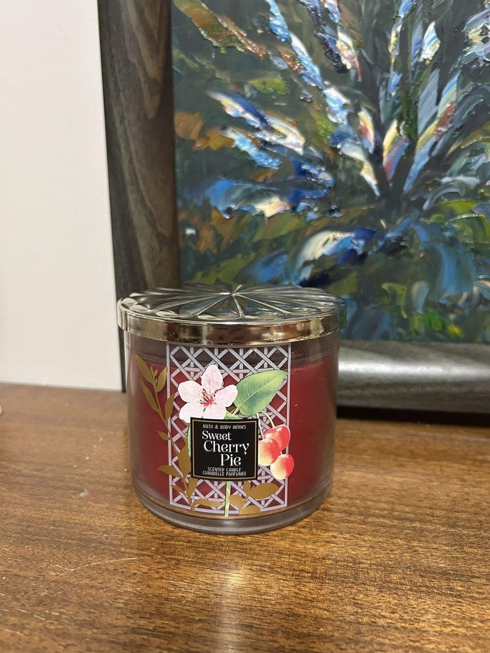 VTG Bath & Body Works Sweet Cherry Pie 3-Wick Scented Candle 14.5 oz